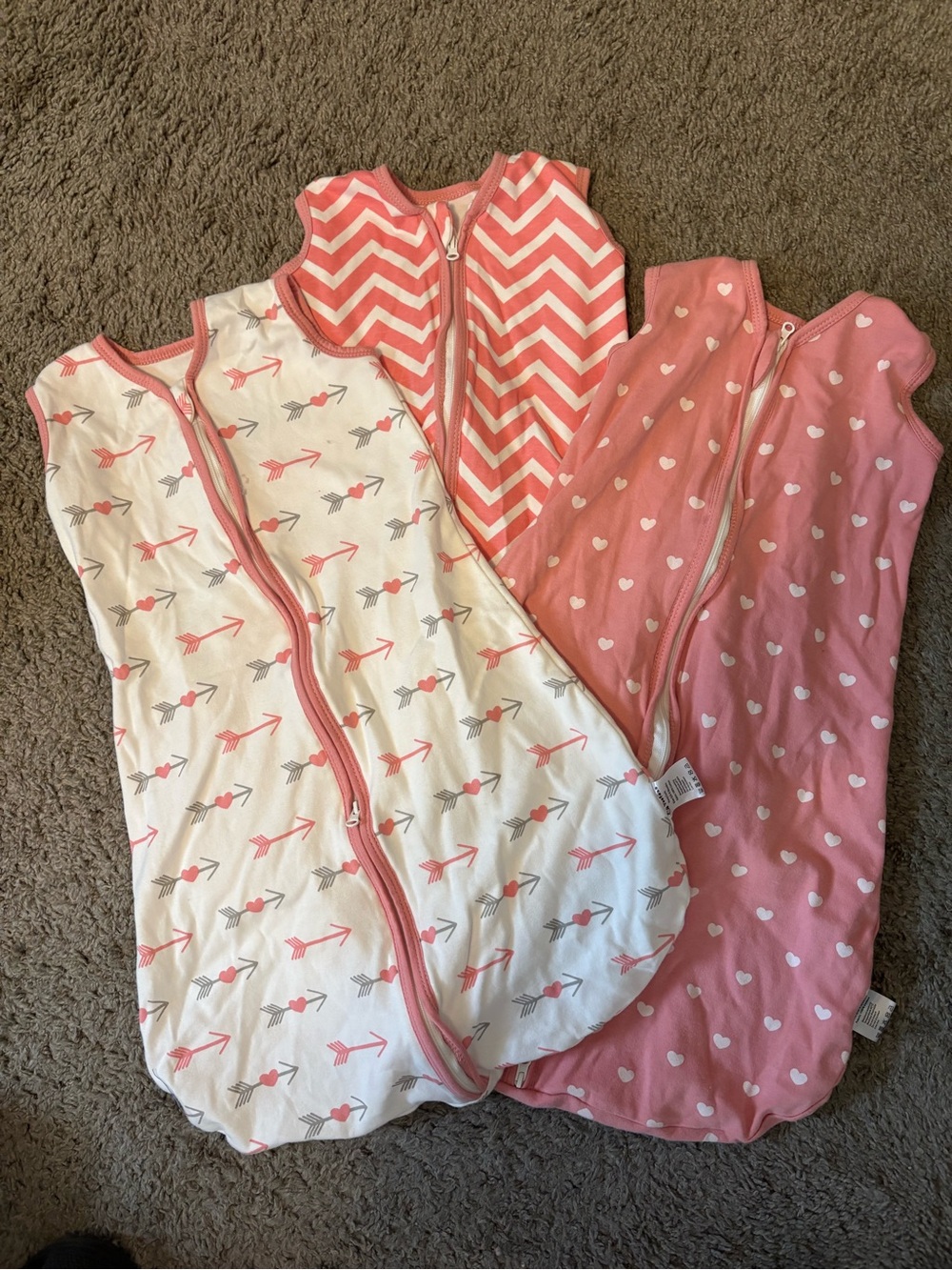 Baby Girl Sleep Sack Set - 3-Pack